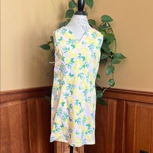 Cynthia Rowley Lemon Print Sun Dress Women’s 8